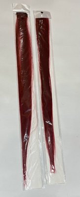 Пасма для волосся (з клямкою), 50 см, колір-бордовий, шт 01784 фото