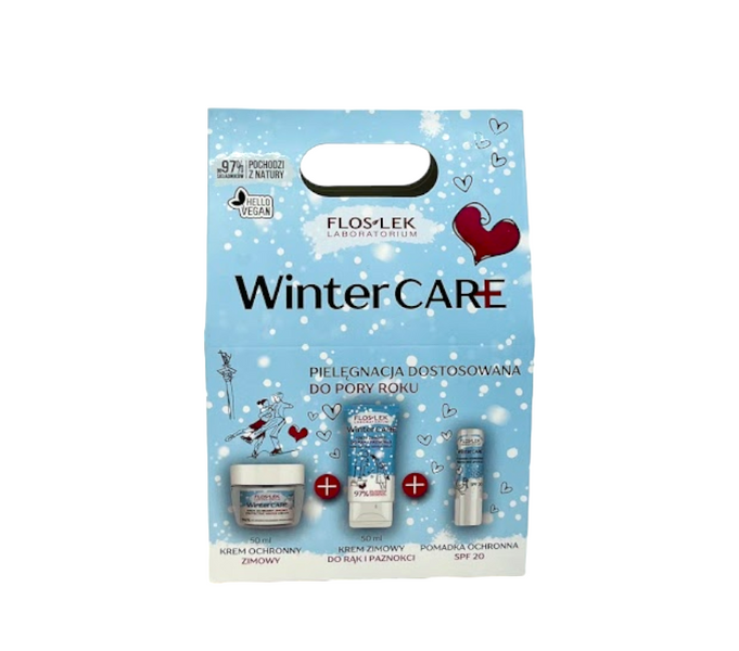 Подарунковий набір для захисту шкіри обличчя-рук FlosLek Laboratorium Winter Care 016104 фото
