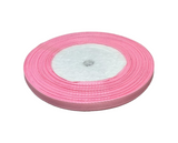Репсова стрічка 0,6 см-ОПТ, колір рожевий, 23 м 016451 фото