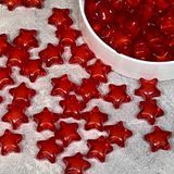 Акриловые бусины - Звездочка, 11 мм, красный, арт 020552, упаковка ~20 грамм (~50-52 шт) 020552 фото