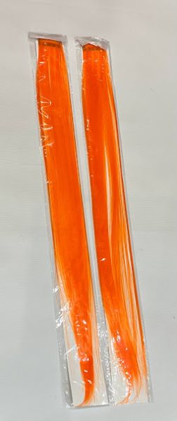 Пряди для волос (с защелкой), 50 см, цвет-оранжевый, шт. 012440 фото