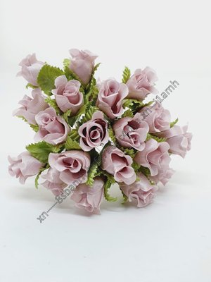 Букет роз (2 см), цвет пудра, 10 шт. 010961 фото