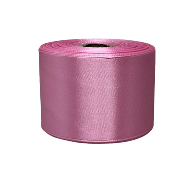 Атласная лента 5 см, цвет розовая мечта, 1 рулон (23 м) 016622 фото