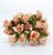 Букет троянд (2 см), колір-персик, 10 шт. 010957 фото