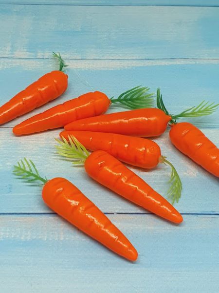 Морковь (искусственная), длина 5 см. шт 012484 фото
