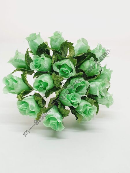 Букет троянд (2 см), колір - м'ятний, 10 шт. 010955 фото
