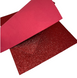Фоаміран з глітером 2 мм, розмір 20*24 см, колір -червоний, 1 шт  016181 фото 2