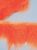 Перо на ленте 6-8 см (индейка), цвет оранжевый, отрезок 20 см 010190 фото