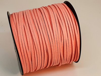 Замшевый шнур 3 мм, розовый, метр 06153 фото