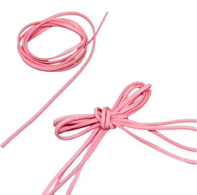 Замшевий шнурок (штучна замша), колір рожевий, ширина 3 мм * 1 метр 016285 фото
