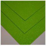 Фоамиран с глитером 2 мм, размер 20*30 см, цвет светло-зеленый, 1 шт. 016184 фото