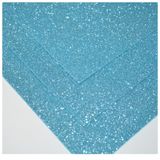 Фоамиран с глитером 2 мм, размер 20*30 см, цвет -голубой, 1 шт. 016185 фото
