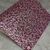 Экокожа Глиттер (кожзам), размер 19,5*30 см, цвет-розовый+вензель серебро 07687 фото
