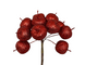 Декоративний букет червоних яблук, довжина 11 см, 12 шт 015303 фото 2