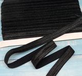 Эластичная резинка 1,5 см, цвет-черный, метр 014146 фото
