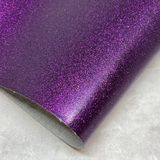 Экокожа Лаковая (имитация блесток), размер 20*30 см, цвет фиолетовый. 016424 фото