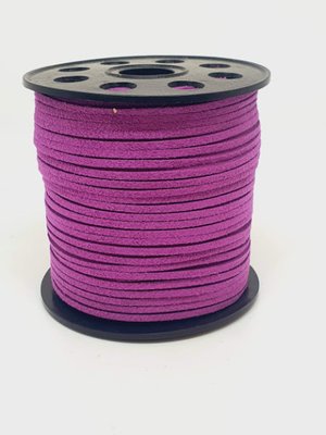Замшевий шнур 3 мм, колір-аметист, метр 010147 фото