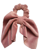 Резинка для волосся (тканина-вельвет) Твіллі, колір-рожевий, шт 013447 фото
