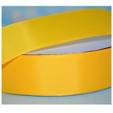Репсова стрічка 4 см, колір - жовтий, метр 06650 фото
