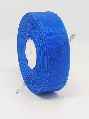 Органза (лента) 2,5 см, цвет-синий, метр 011021 фото