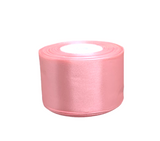 Атласна стрічка 5 см, колір рожевий, 1 рулон (23 м) 016535 фото