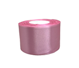 Атласна стрічка 5 см, колір рожево-ліловий, 1 рулон (23 м) 016537 фото