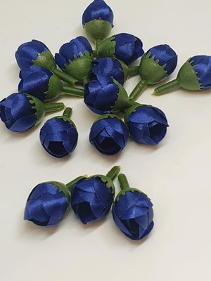 Бутон пиона 1,5 см, цвет синий, шт. 013699 фото