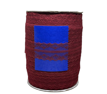 ОПТ - Кружево Адель 4 см, цвет бордовый, 10 метров 016786-О фото