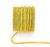 Стразовая цепь, SS 8 (ширина 2,5 мм), стразы стеклянные, отрезок 30 см, желтый 016192 фото