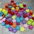 Акриловые бусины-обниматель- Цветные Цветочки, размер 1,8 см, цвет микс, упаковка 20 гр (≈40 шт) 016637 фото