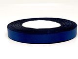 Репсова стрічка 1,2 см, колір темно-синій, метр 07721 фото