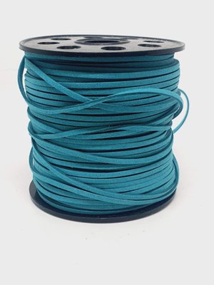 Замшевий шнур 3 мм, колір-морська хвиля, метр 010144 фото