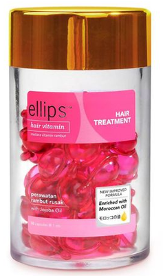 Витамины для волос Ellips "Терапия для волос" с маслом жожоба, 10 шт 013745 фото