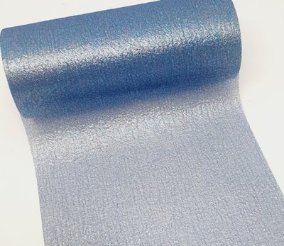 Фатин-перламутр, ширина 14 см, цвет синий, метр 09952 фото