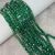 Намистини Хрусталь - Rondelle, 8 мм, колір Green Zircon AB, 65-68 шт на нитці, 1 нитка 016145 фото