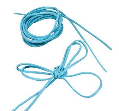 Замшевий шнурок (штучна замша), колір блакитний, ширина 3 мм * 1 метр 016287 фото