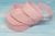 Стрічка мішковина 3,8 см, колір-рожевий, метр 013186 фото