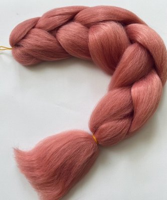 Канекалон - 60 см, колір-відтінок рожевого, шт 013233 фото