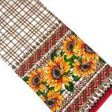 Полотенце кухонное льняное - Подсолнухи, 35*70 см, арт 020029, 1 шт 020029 фото