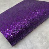 Экокожа с глиттером, размер 19,5*30 см, цвет-фиолетовый, шт. 012390 фото