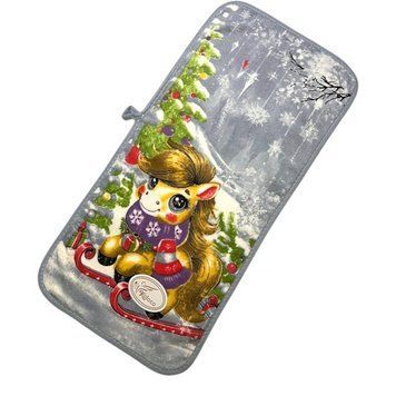 Рушник кухонний з мікрофібри (з петелькою), 25*50 см, арт 019529, 1 шт 019529 фото