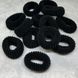 Набор махровых резинок для волос, 5,5 см (Калуш), цвет черный, упаковка 10 шт. 016647 фото 1