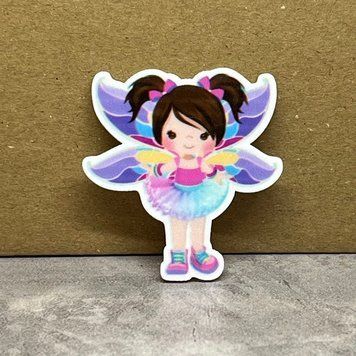 Серединка для бантиков серия- Cute (с крыльями бабочки), пластик 4 см, арт 07884, 1 шт 07884 фото