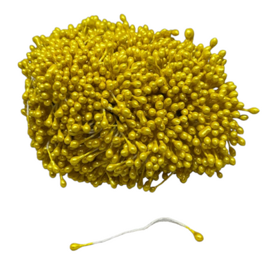 Тичинка (нитка), колір-жовтий, (≈ 90-100 шт) 015169 фото