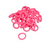 Резинка Калуш 4 см, (25 шт), колір рожевий 016154 фото